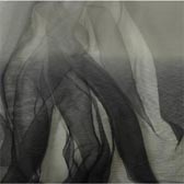 Színátmenetes puha tüll - GREY / BLACK